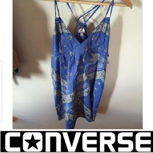Blue bandana converse dress size xl